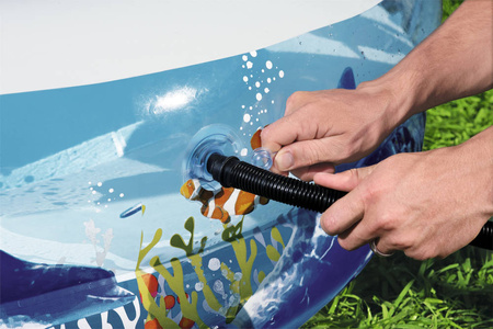 Dmuchany basen ogrodowy dla dzieci ocean świat podwodny Bestway