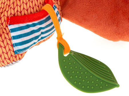 Maskotka sensoryczna Lisek zawieszka do wózka