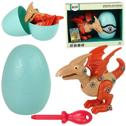 Pterodaktyl dinozaur zestaw jajko śrubokręt dla dzieci majsterkowanie