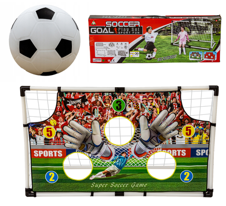 Zestaw piłkarski Bramka do piłki nożnej dla dzieci z piłką i pompką