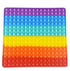 Duży kwadratowy Pop It zabawka sensoryczna antystresowa dla dzieci XXL 30x30cm