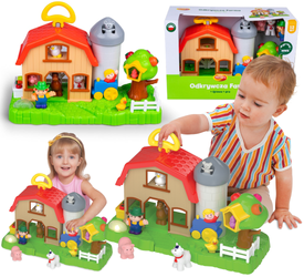 Odkrywcza farma Dumel Interaktywna zabawka dla dzieci w polskiej wersji językowej DD24687