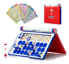 Gra rodzinna 'Zgadnij kto to' logiczne zgadywanki dla dzieci 8 plansz