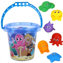 Zestaw do zabawy w wodzie piasku dla dzieci wiaderko zwierzątka morskie