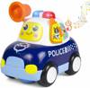 Interaktywne autko policyjne dla dzieci z megafonem Samochód policyjny HOLA